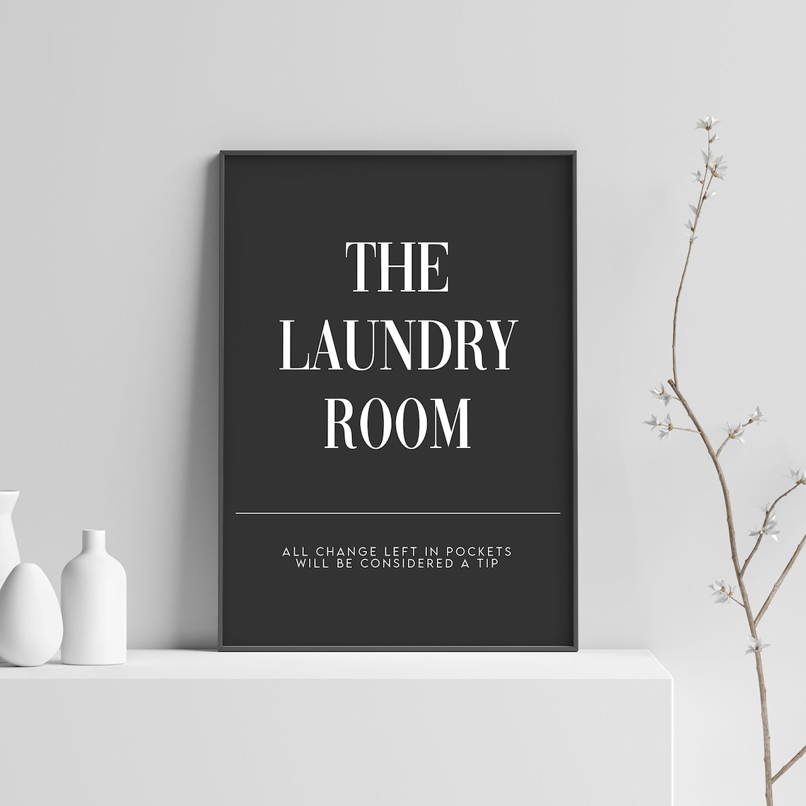 Laundry Room Funny Utility Room Poster, Housewarming Gift
