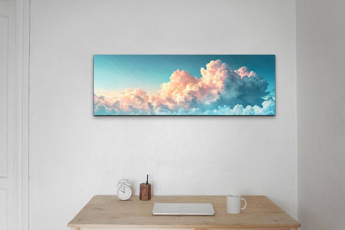 Panoramic Cloud Wall Art - Image 7