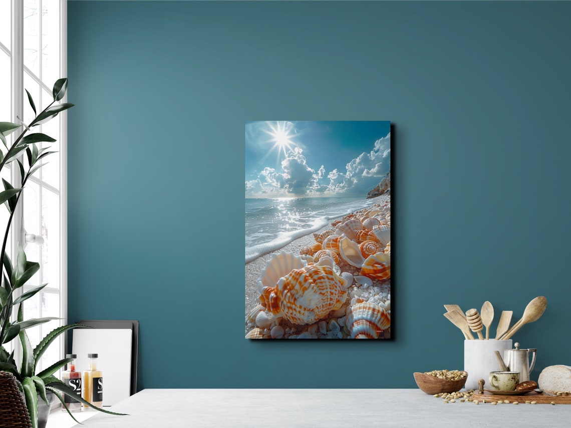 Sea Shell Art Print, Ocean Beach Decor - Image 4