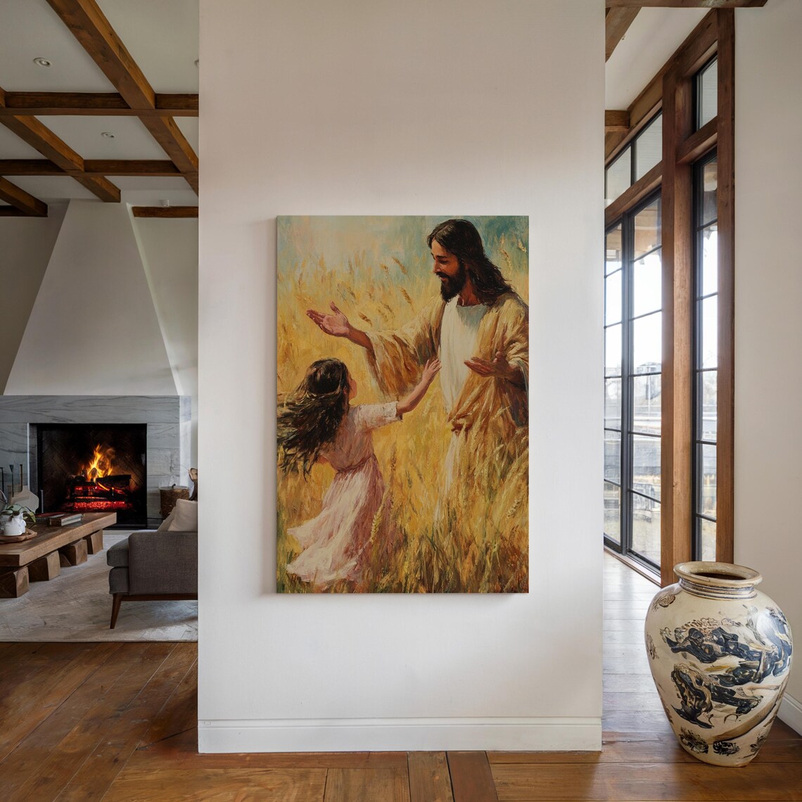 Jesus Welcoming A Child, Christian Faith and Love - Image 4