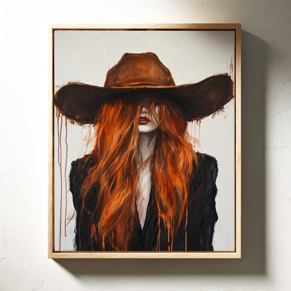 Cowgirl Wall Art, Western Boho Portrait - Image 4