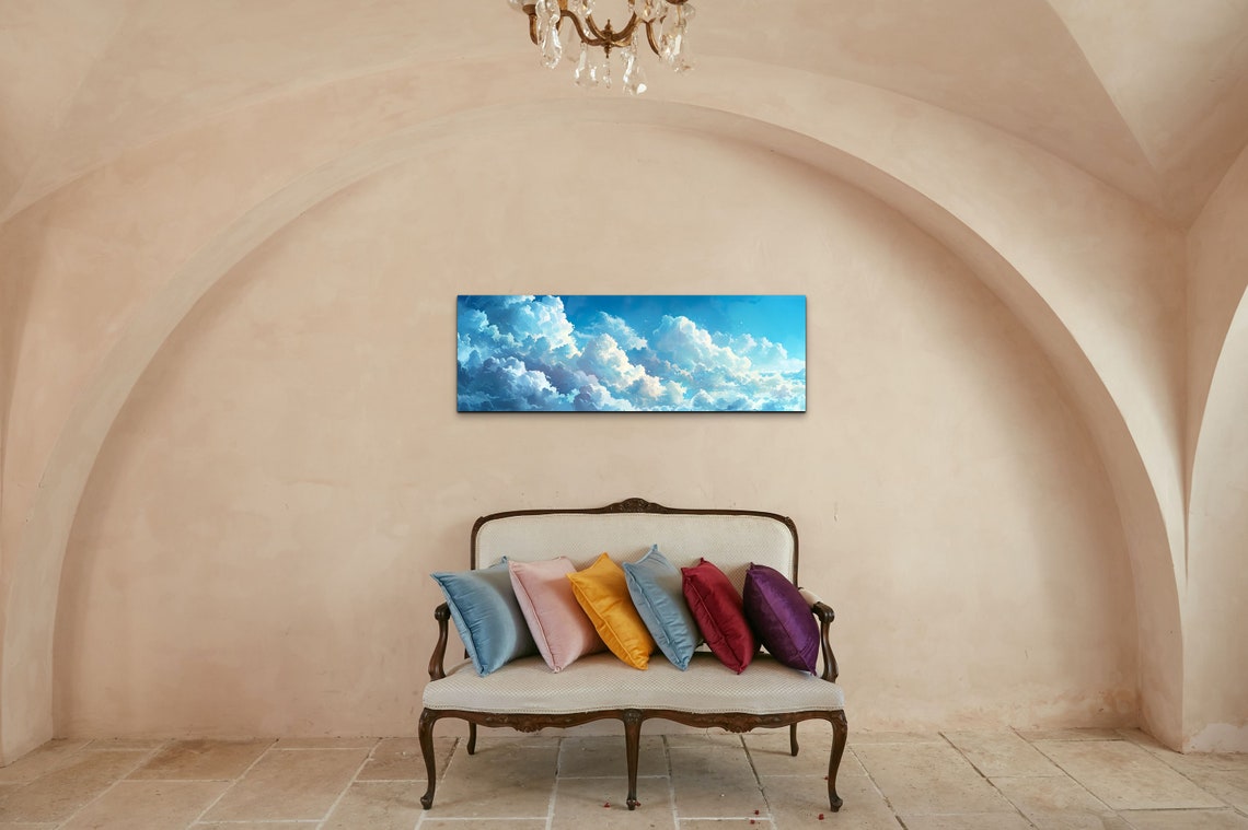 Panoramic Cloud Sky Wall Art - Image 5