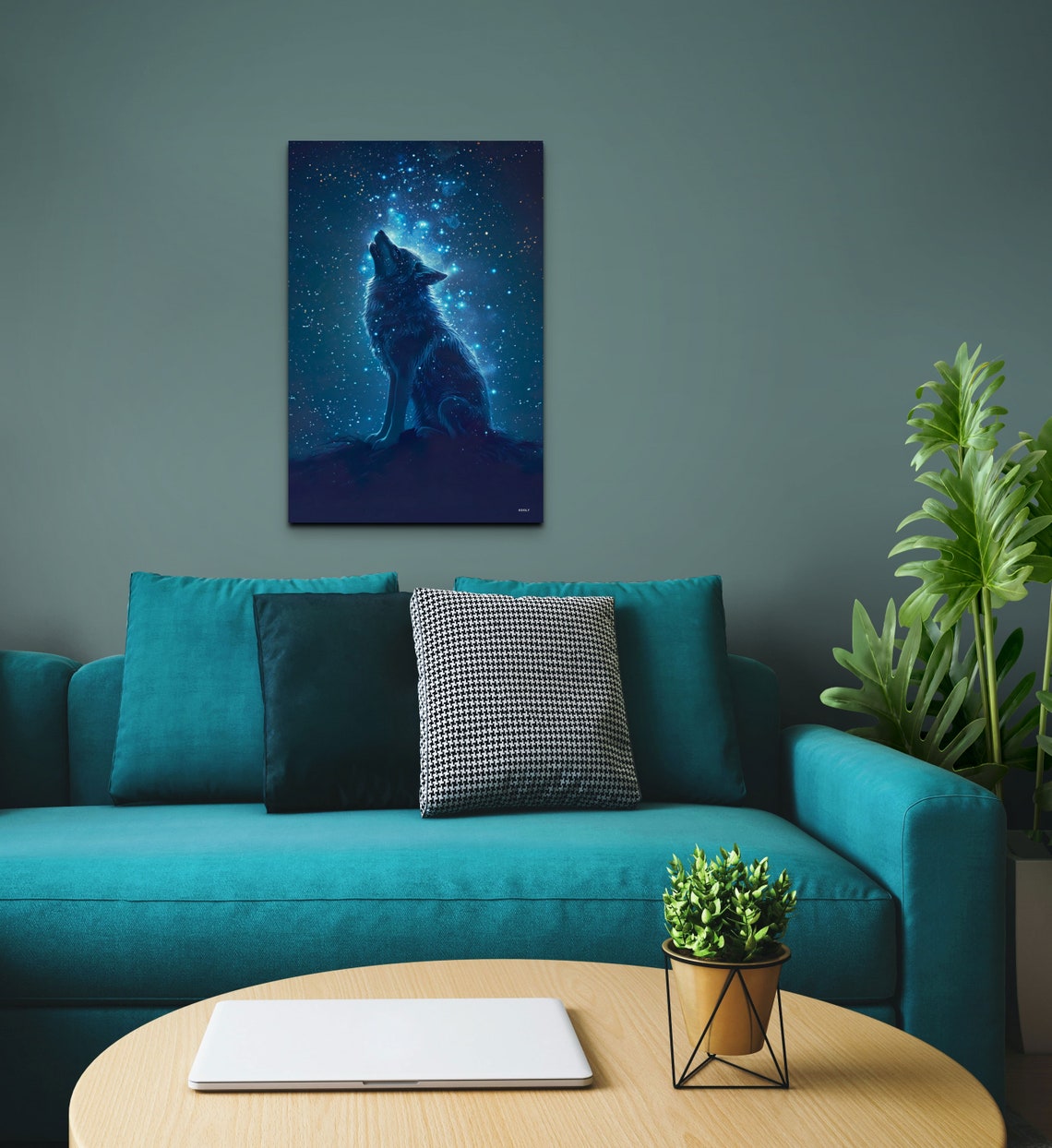 Constellation Wolf Wall Art - Image 6