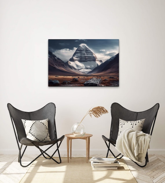 Mount Kailash Tibet Mountain Landscape Art Print