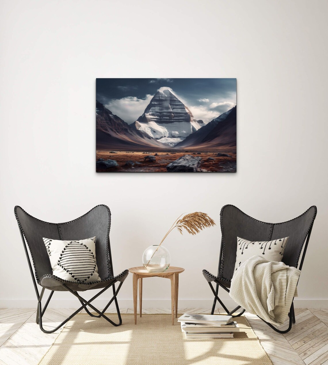 Mount Kailash Tibet Mountain Landscape Art Print