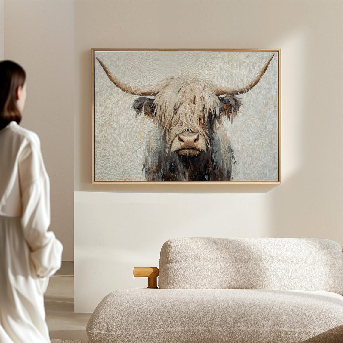 Highland Cow Living Room Wall Art Print - Image 6