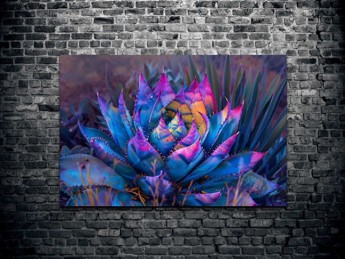 Agave Cactus Print, Modern Southwestern Decor - Image 2