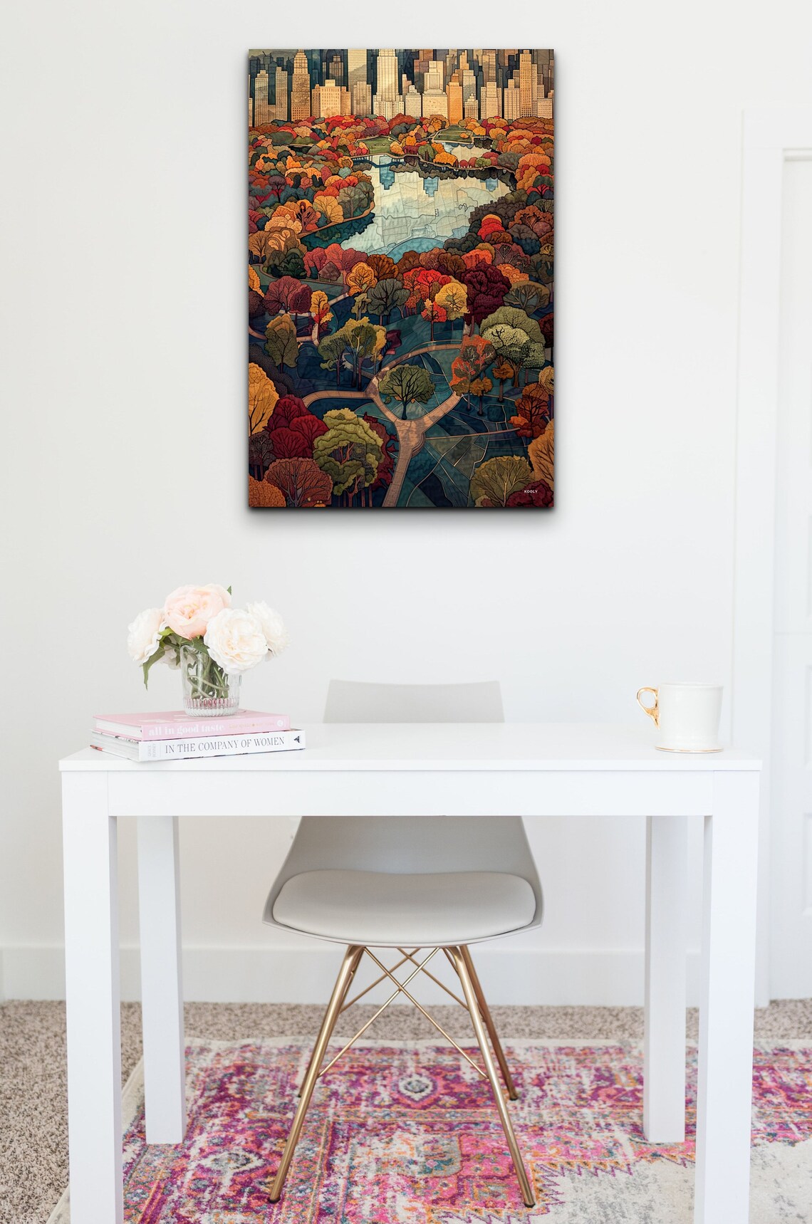 Central Park New York City Mid-Century Art Print - Image 6