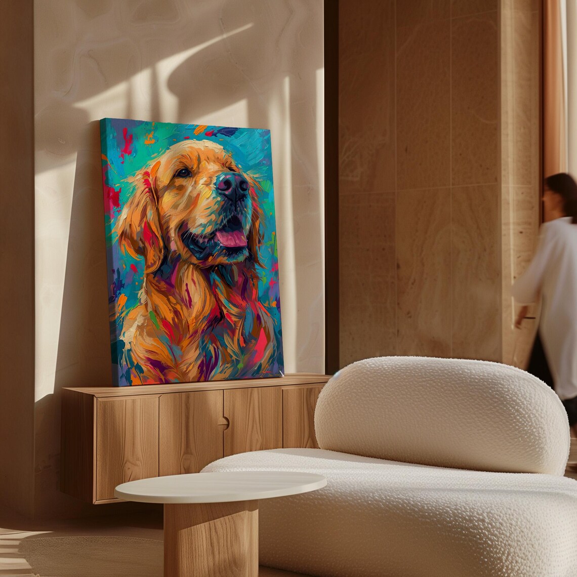 Golden Retriever Pop Art, Dog Lover Wall Art Print - Image 7