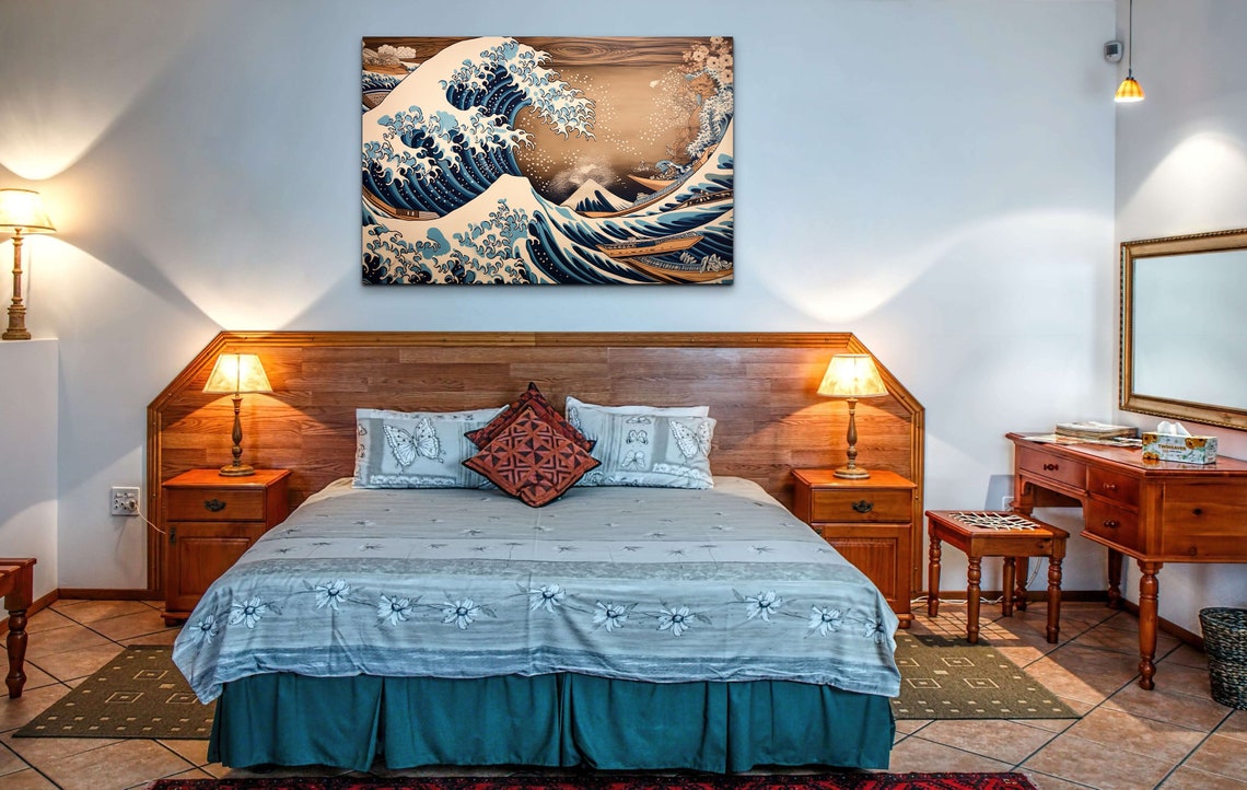 Hokusai Great Wave Off Kanagawa With Mount Fuji Classic Poster - Image 6