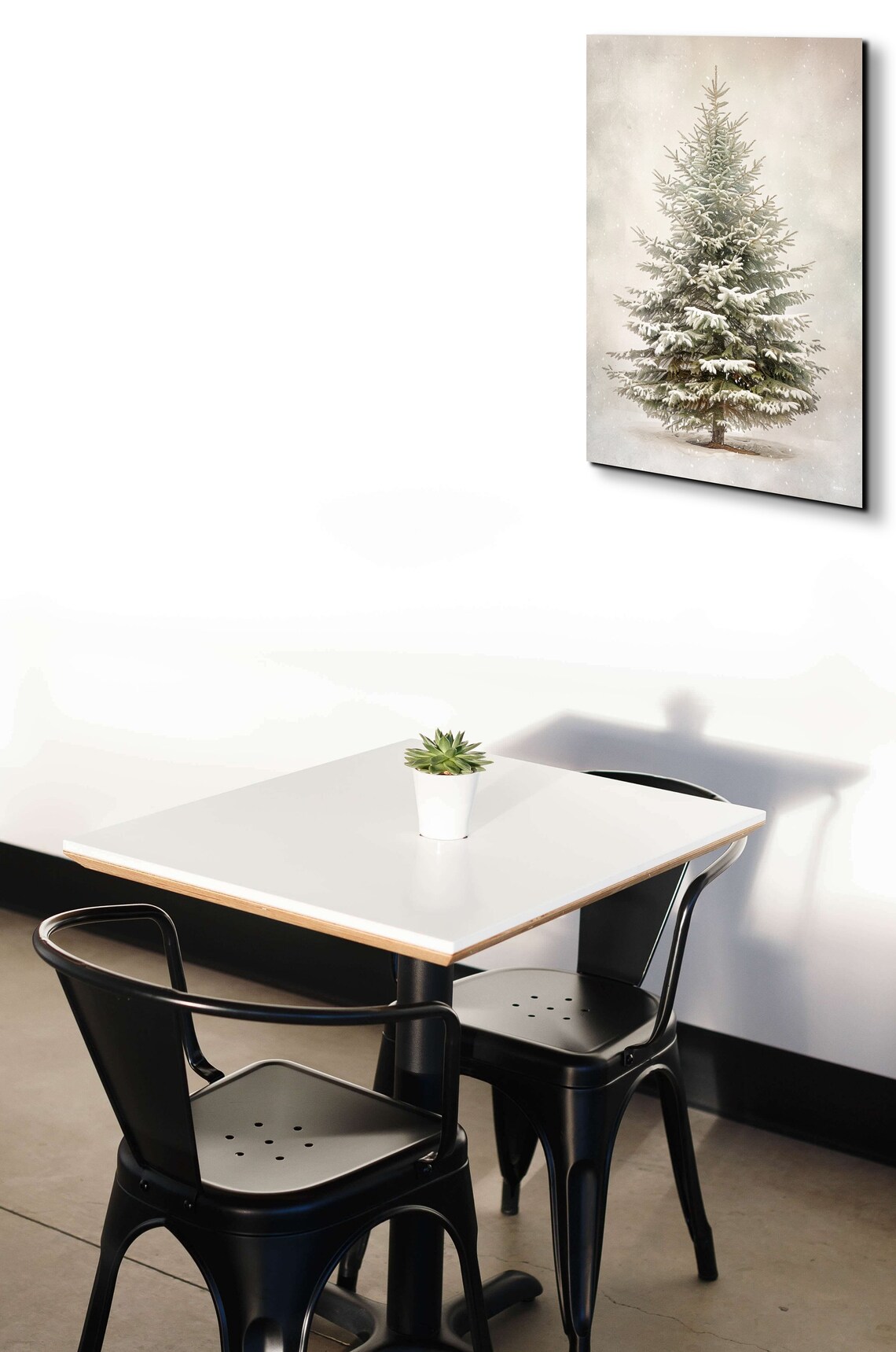 Christmas Tree Holiday Art Print, Pine Tree Decor - Image 3