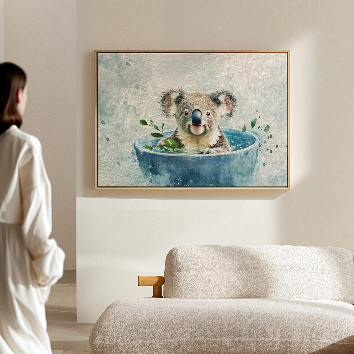 Adorable Watercolor Koala, Cute Nursery Art Print - Image 6