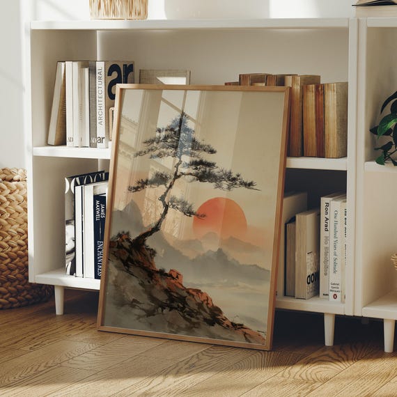 Solitary Pine At Sunrise