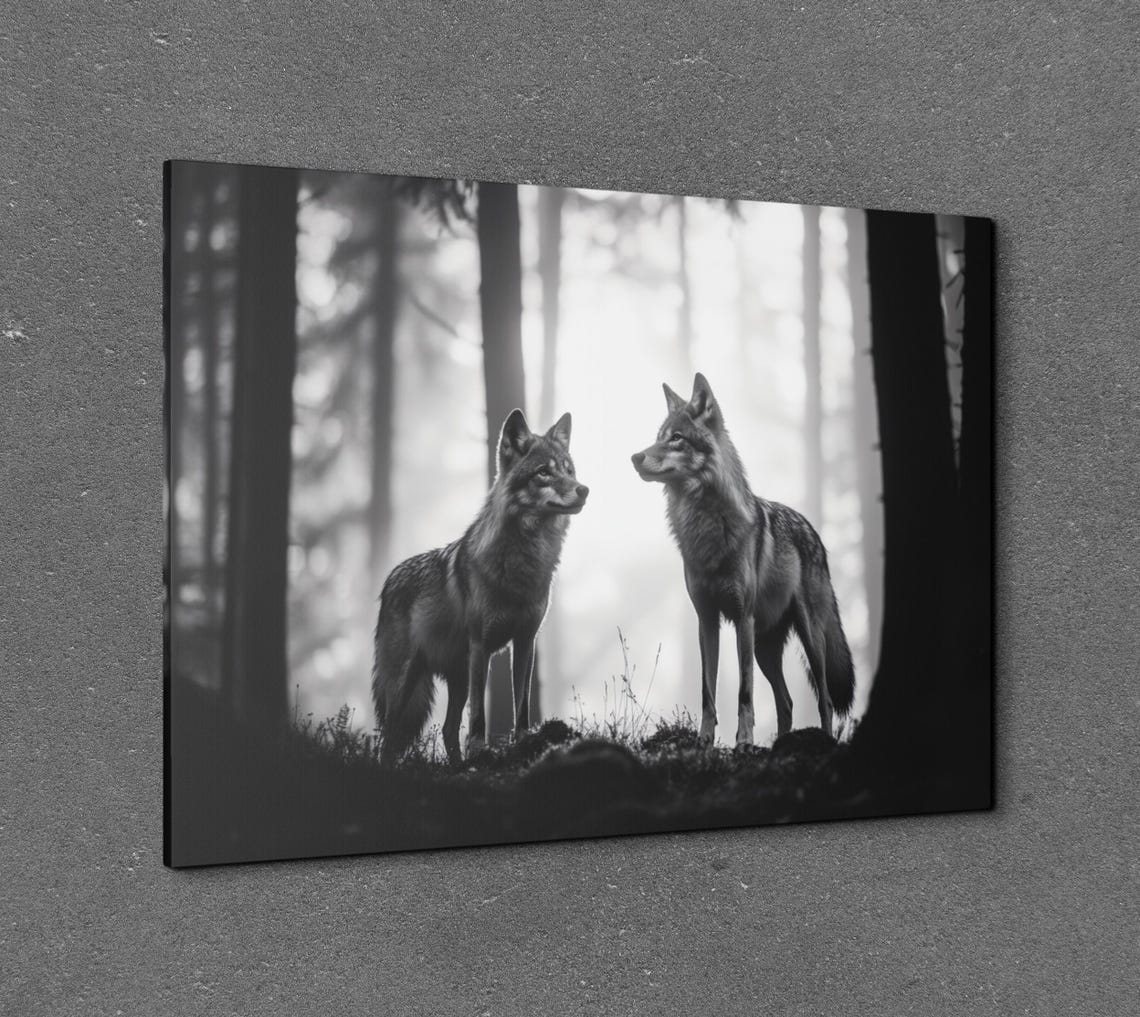 Wolf Pack Rustic Home Decor Art Print - Image 7