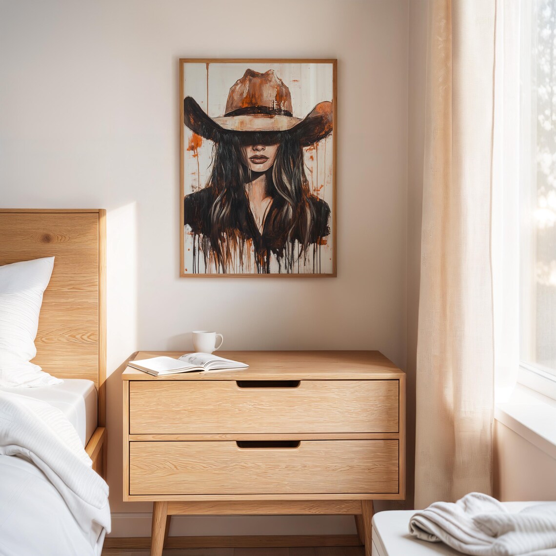 Cowgirl Wall Art, Western Woman Art Print - Image 4