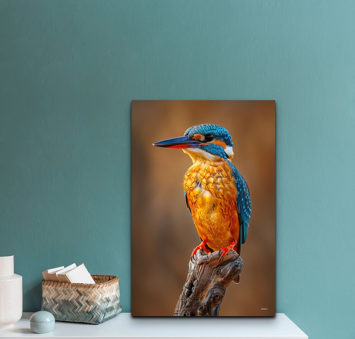Namibia Malachite Kingfisher Art Print, Bird Nature - Image 5