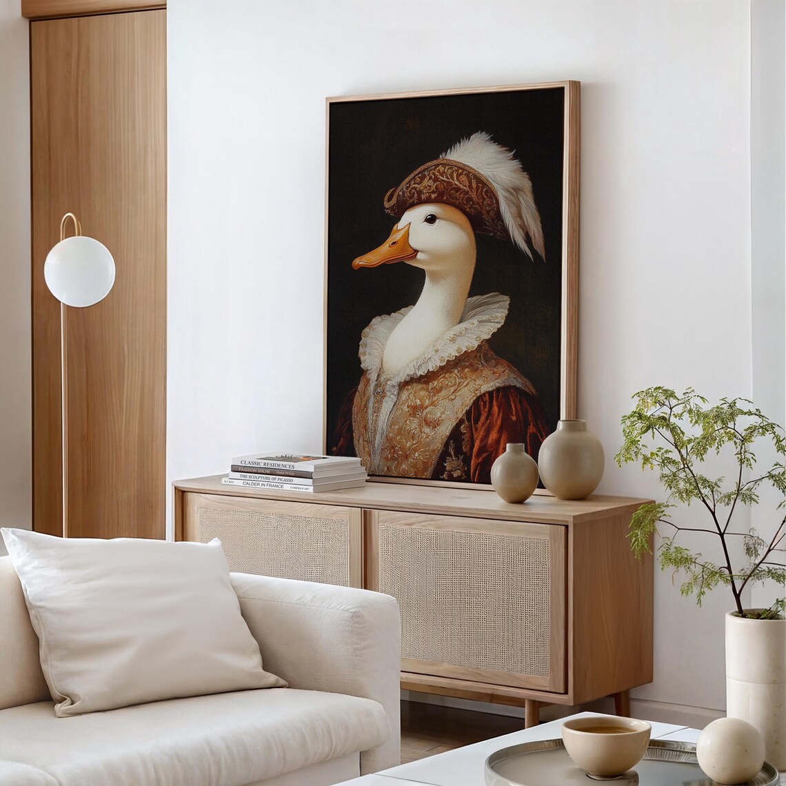 Regal Duck Portrait Aristocratic Vintage Attire Noble Animal Poster - Image 5