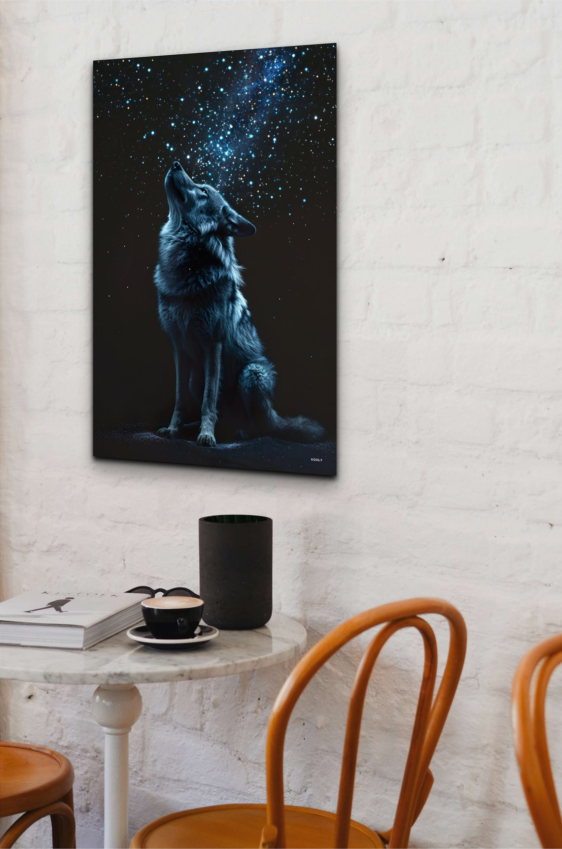 Constellation Wolf Wall Art - Image 6