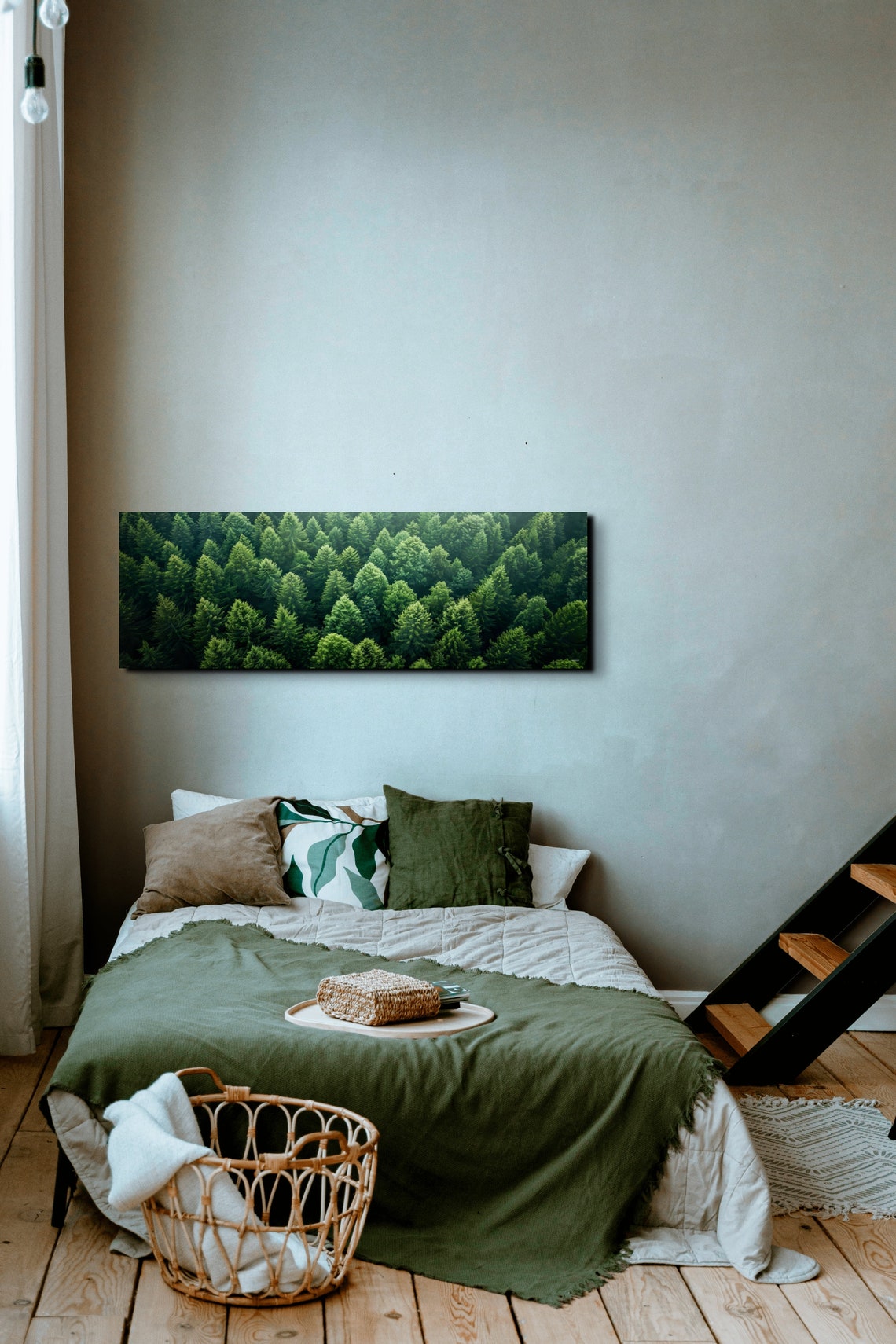 Aerial Forest Canopy Top Down Green Treetops Panoramic Poster - Image 6