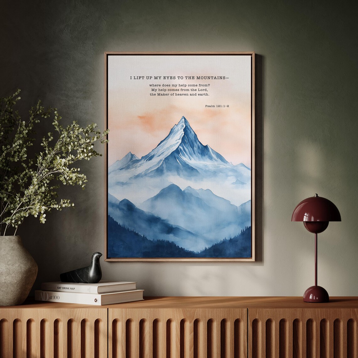 Psalm 1211-2 Mountain, Inspirational Bible Verse - Image 5