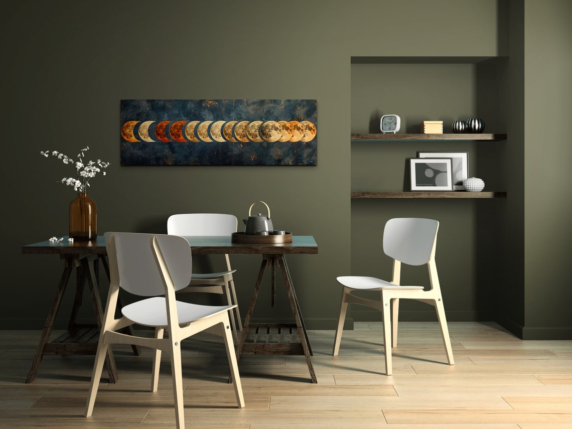 Panoramic Moon Phase Art Print - Image 4