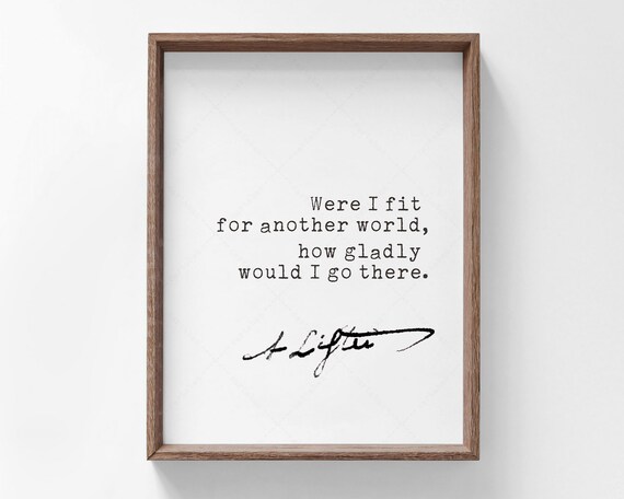 Anne Lister Gentleman Jack Another World Inspirational Quote Poster