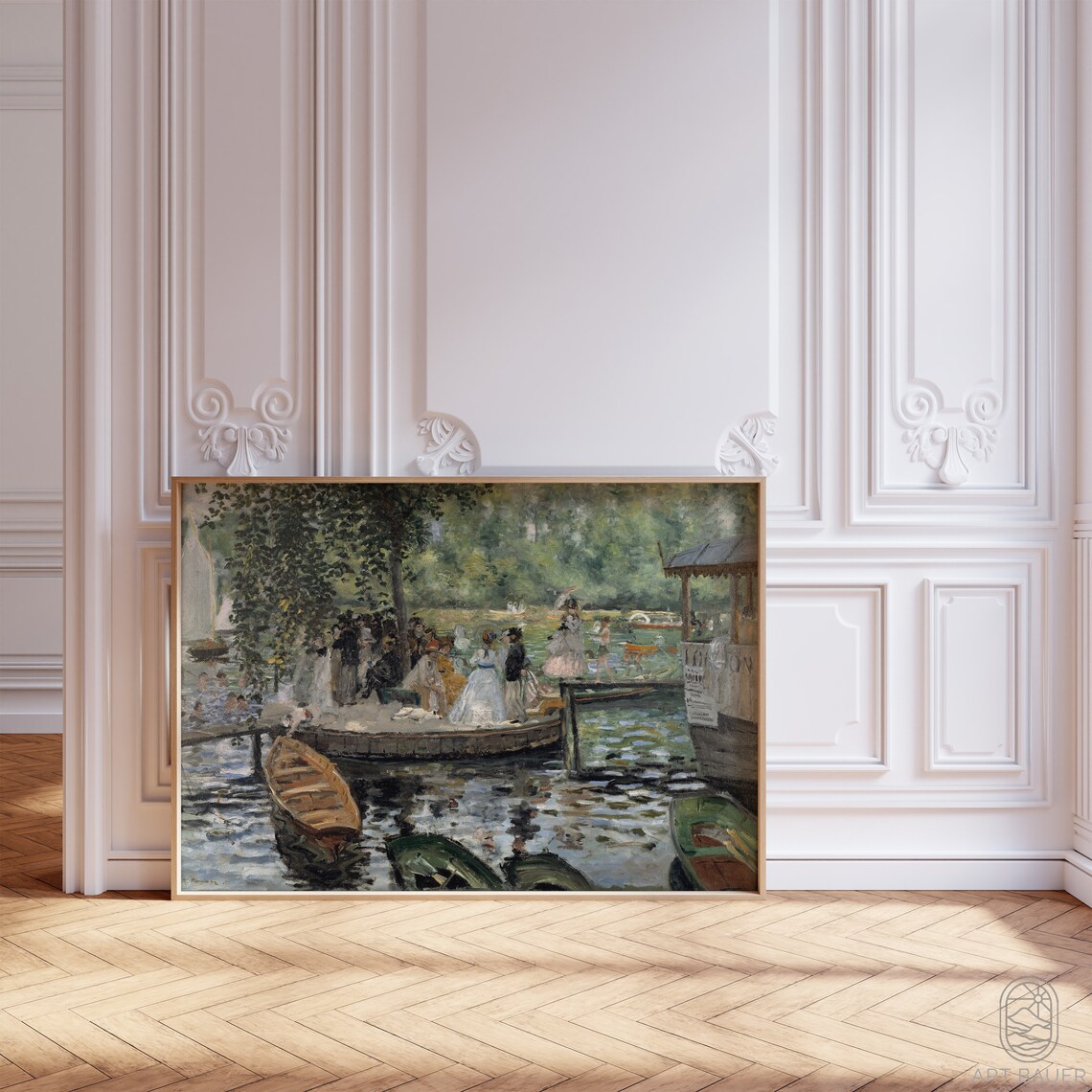 Renoir La Grenouillere Art Print, Impressionist - Image 3