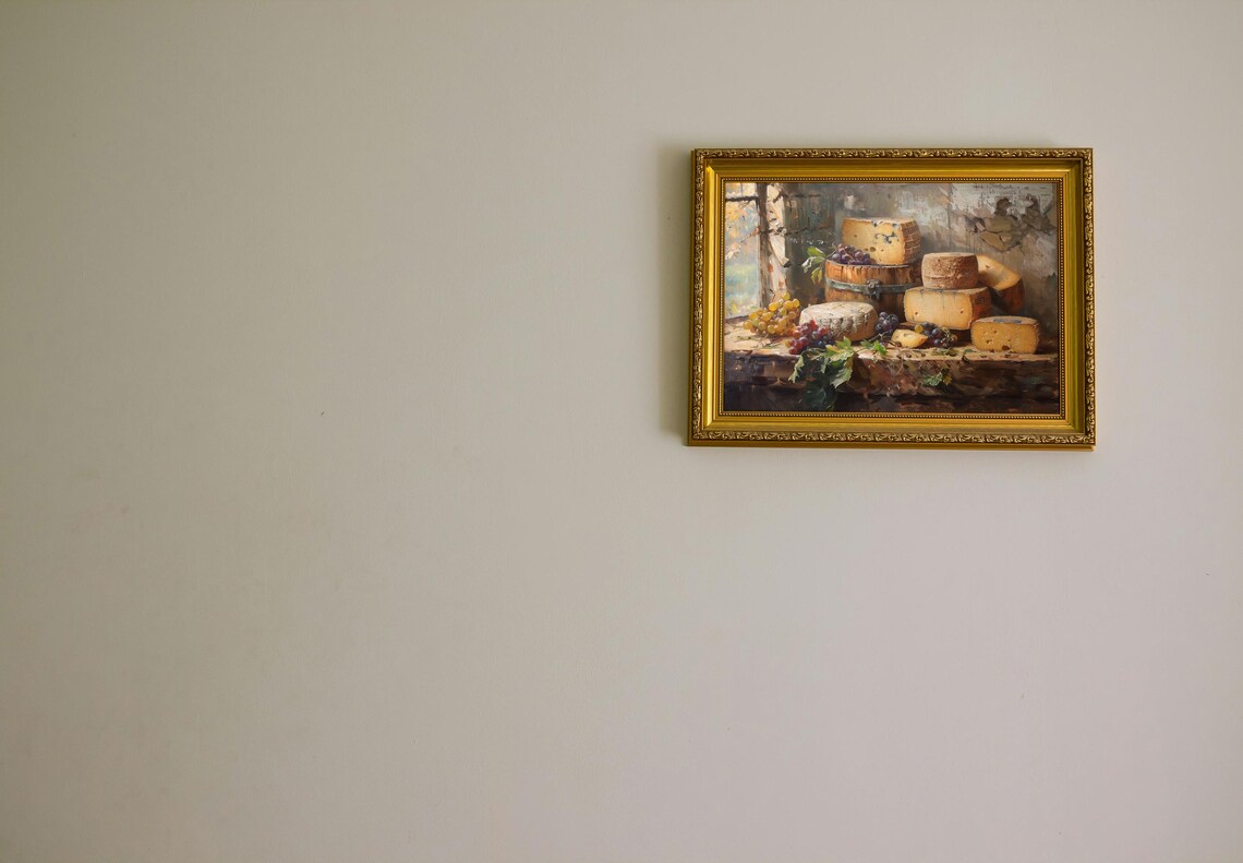 Cheese Farmhouse Rustic Kitchen Wall Art Print - Image 2