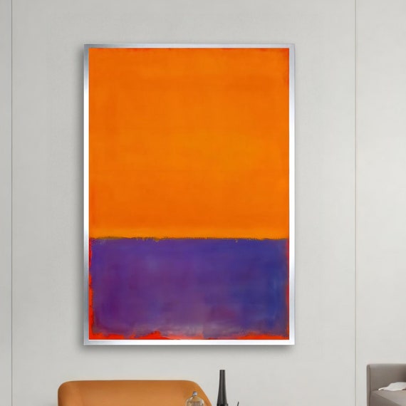 Mark Rothko Colorful Abstract Art Minimalist Painting Modern Wall Decor Contemporary Home Art Unique Gift Homeart