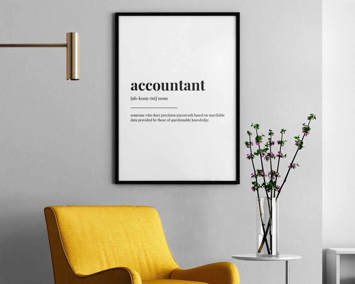Accountant Definition Meaning, Gift for Accountant - Image 2