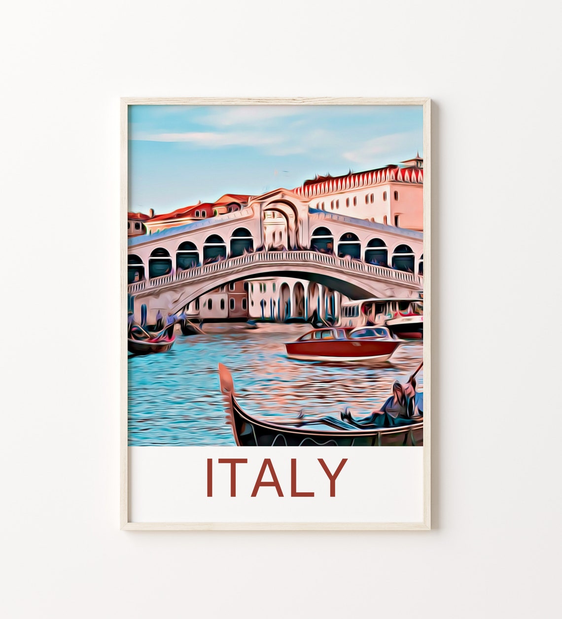 Italy Travel Print Venice Wall Art Venice Art Italy Artwork Venice Art Print Italy Art Italy Poster Italy Venice Travel Poster Print