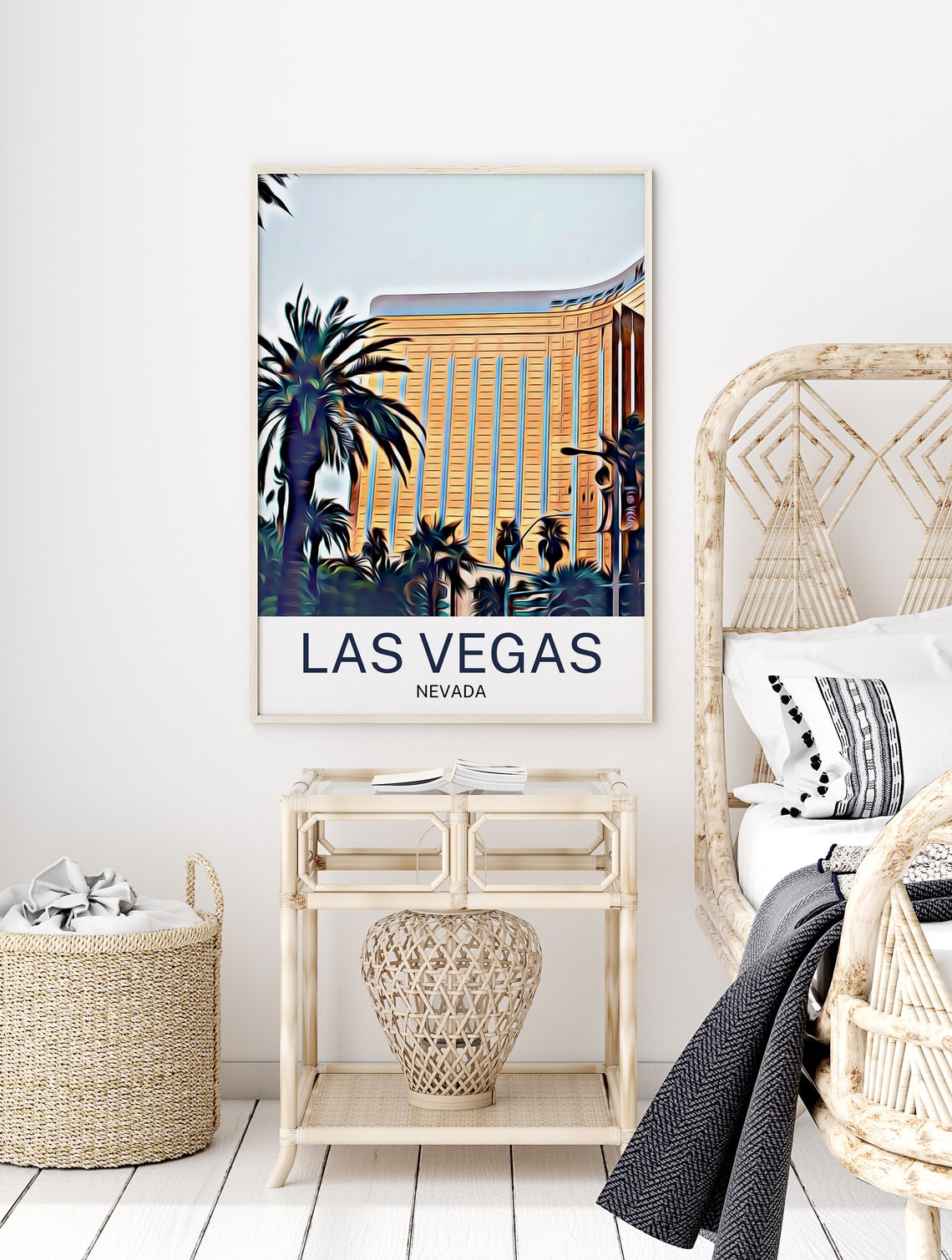 Las Vegas Travel Print Las Vegas Wall Art Las Vegas Poster Las Vegas Art Print Las Vegas Wall Decor Las Vegas Travel Las Vegas Artwork - Image 2