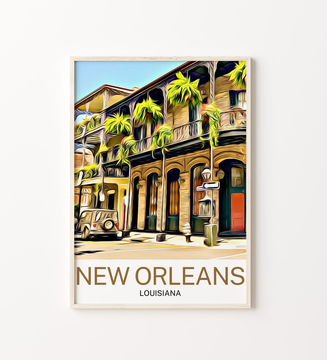 New Orleans Print New Orleans Art New Orleans Wall Art New Orleans Poster New Orleans Art Print New Orleans Painting New Orleans Gift