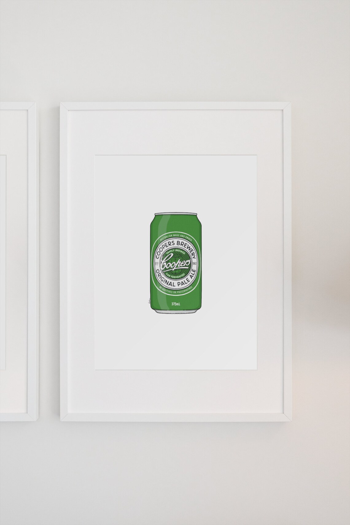 Beer Series Coopers Pale Ale Art Print