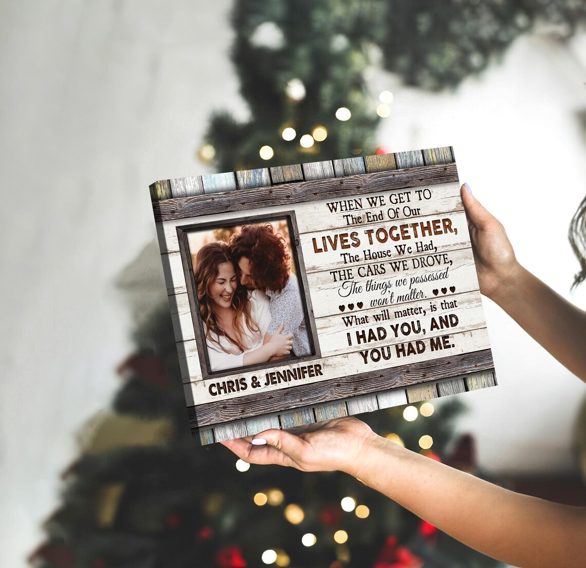 Personalized Couple Valentine Love Bedroom Art Print - Image 4