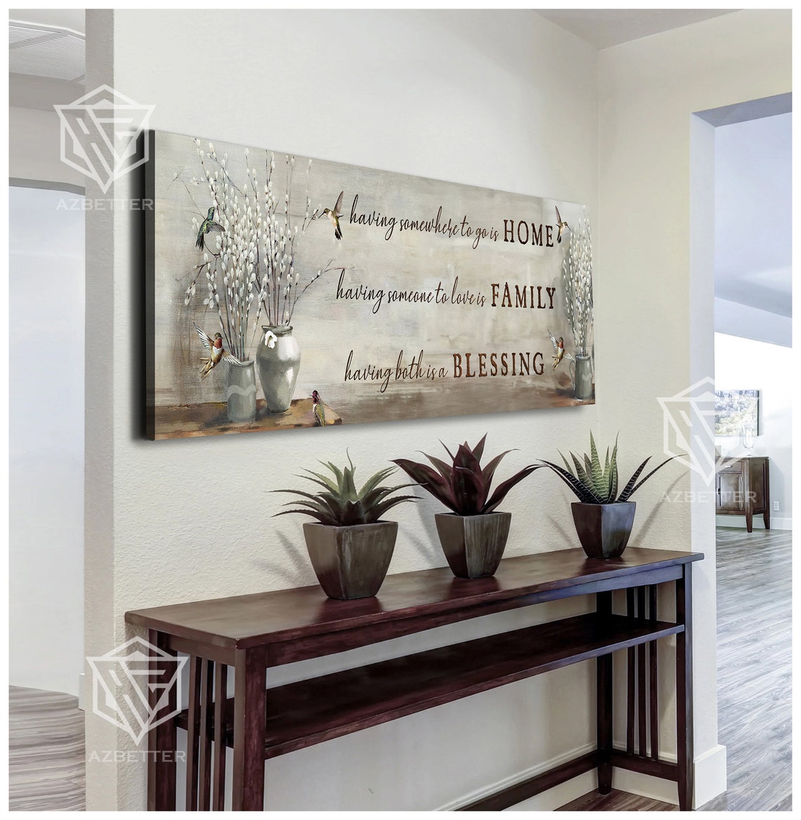 Having Somewhere to Go Is Home Having Both Is a Blessing Poster - Image 4