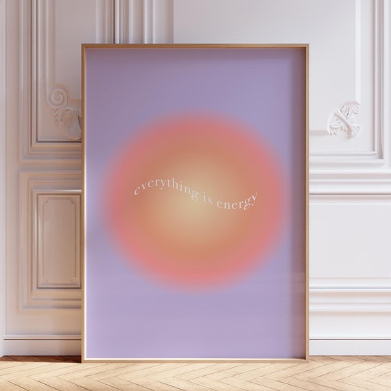 Aura Poster Zen Wall Art Print Meditation Psychedelic Manifestation Yoga