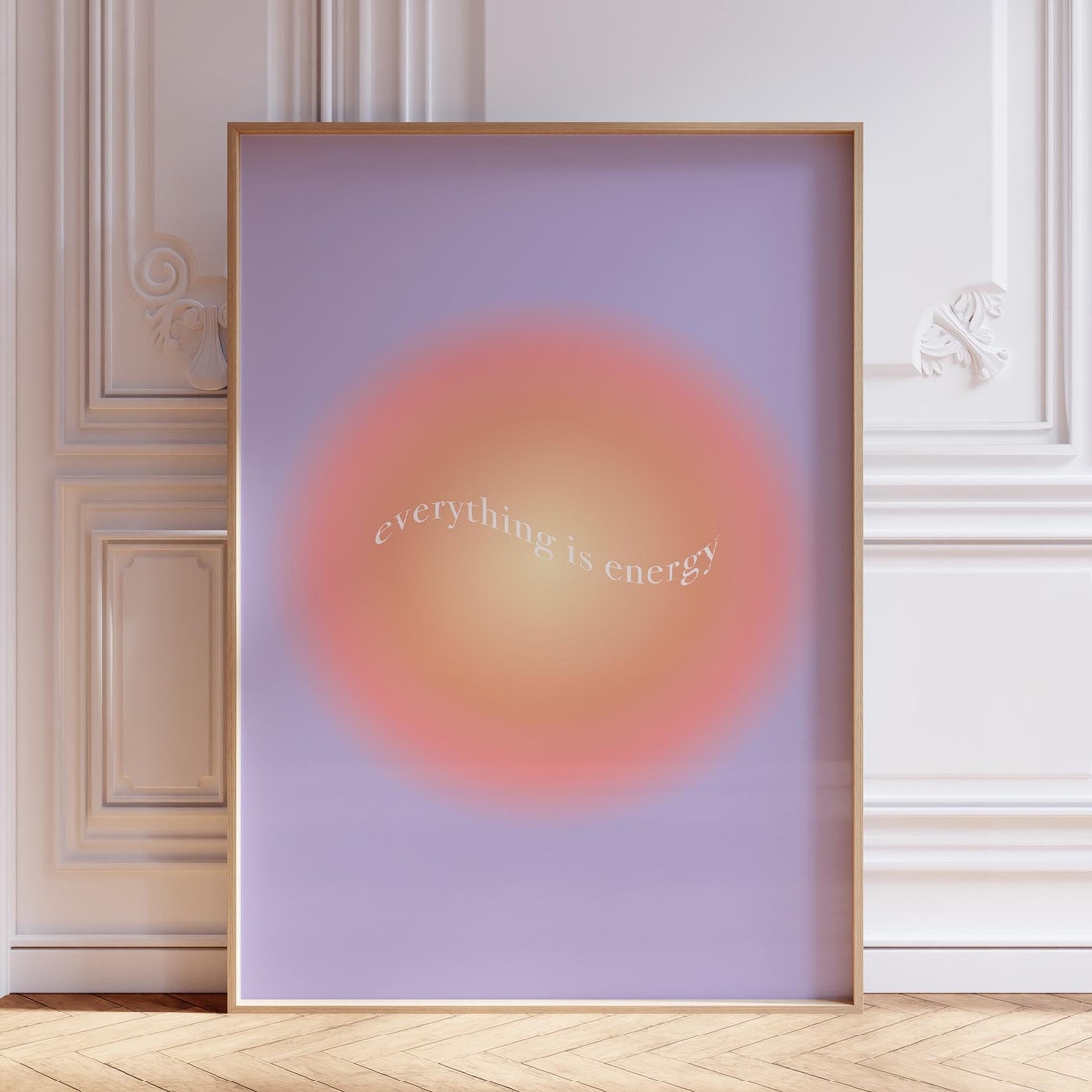 Aura Poster Zen Wall Art Print Meditation Psychedelic Manifestation Yoga