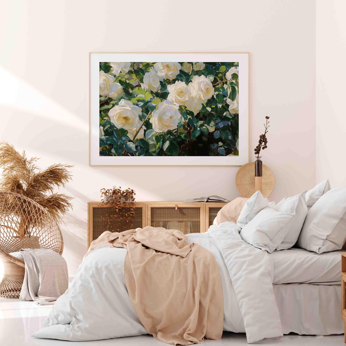 Roses Oil Painting Vintage Still Life Wall Art Antique Floral Art Print Flower Garden Poster Wa160 - Image 3