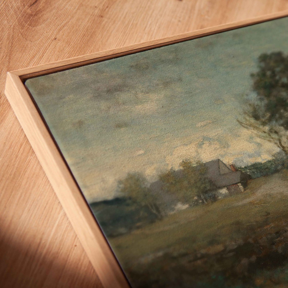 Rustic Moorland Path To A Distant Cottage With Rocky Outcrop Poster - Image 3