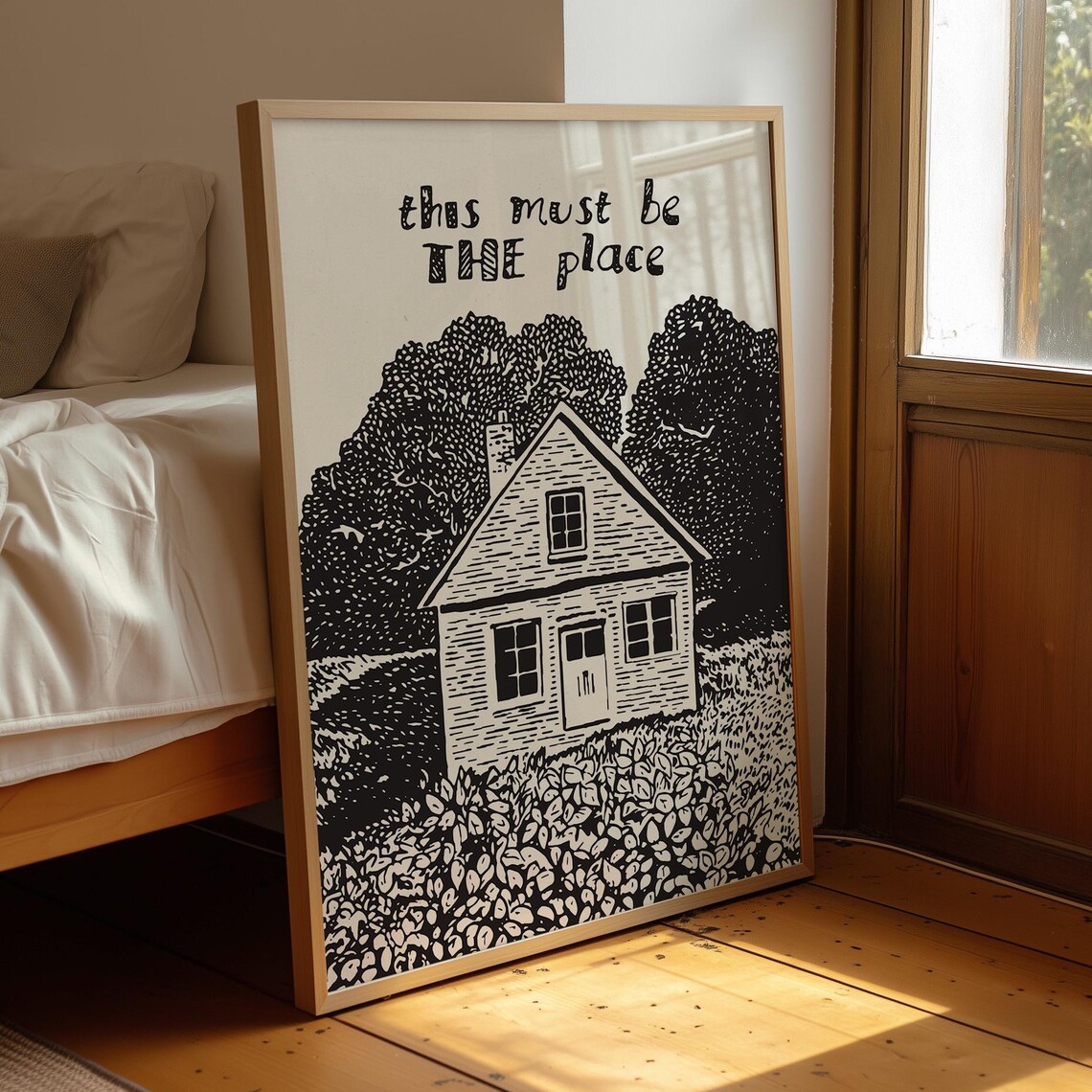 This Must Be The Place Poster, Apartment Decor