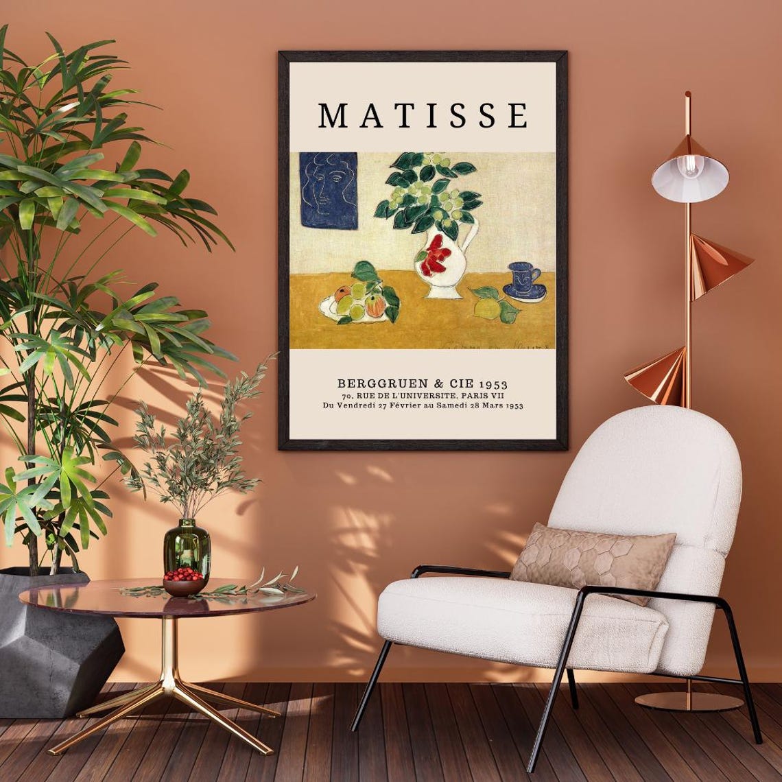 Henri Matisse 1953 Berggruen Paris Still Life Floral Vase Poster - Image 2