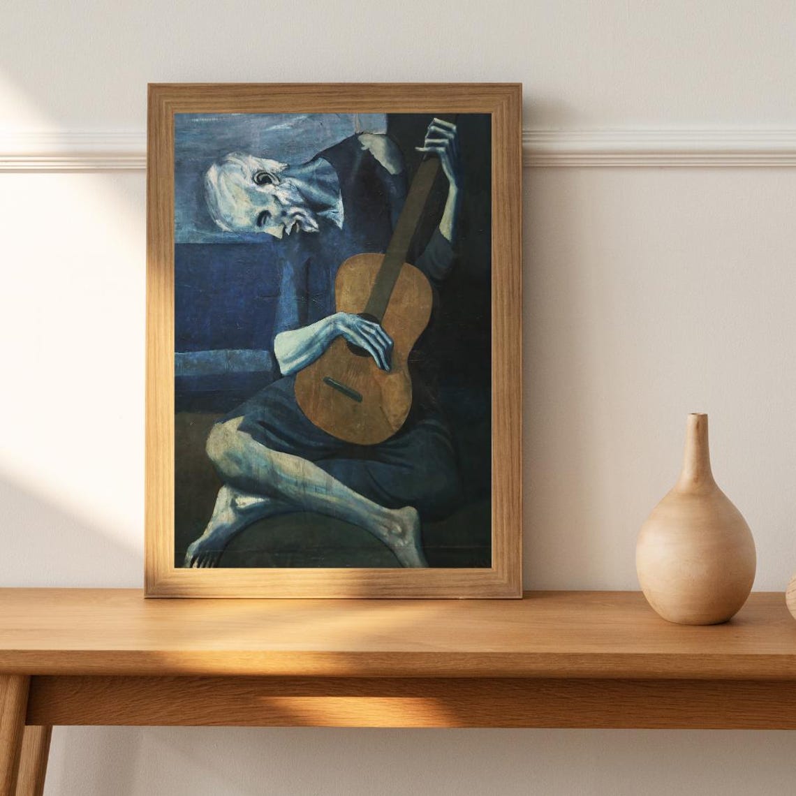 Picasso The Old Guitarist Blue Period Classic Artwork Poster - Image 4