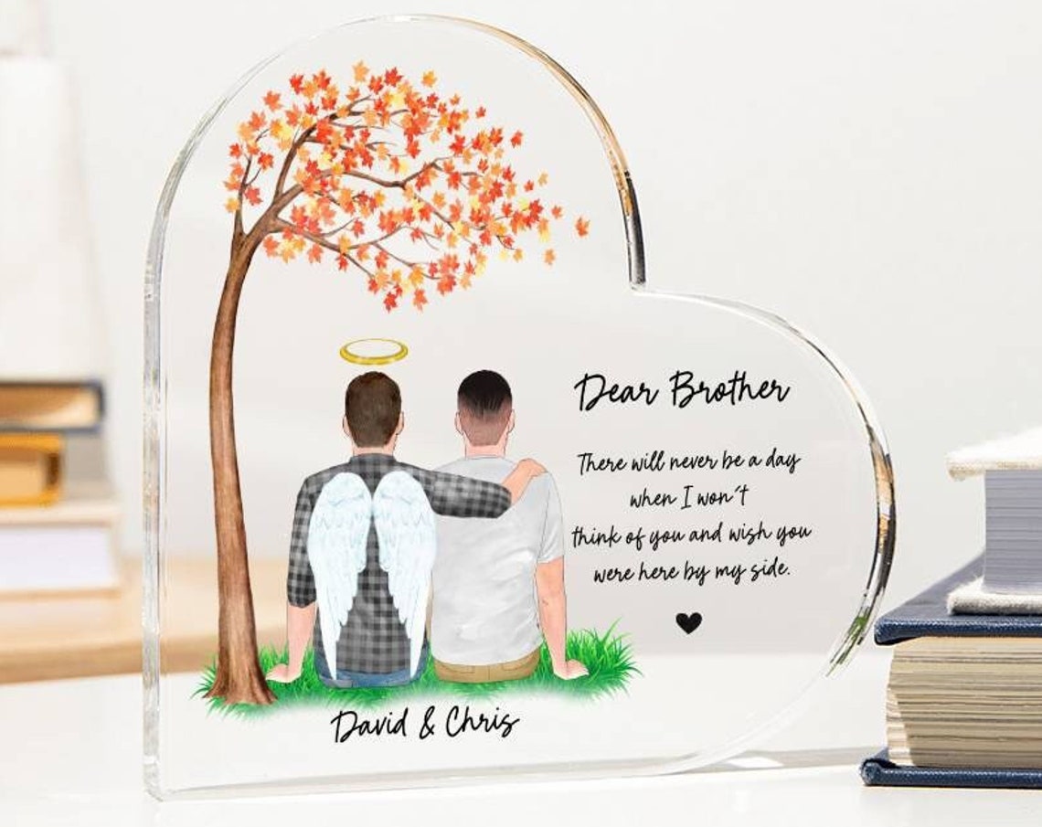 Dear Brother There Will Never Be a Day Memorial Keepsake Poster