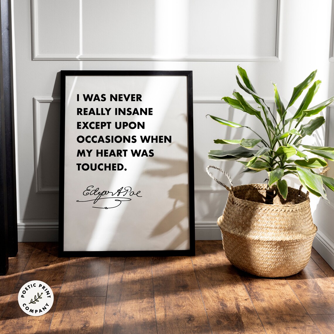 Edgar Allan Poe Quote Art Print for Book Lovers - Image 4