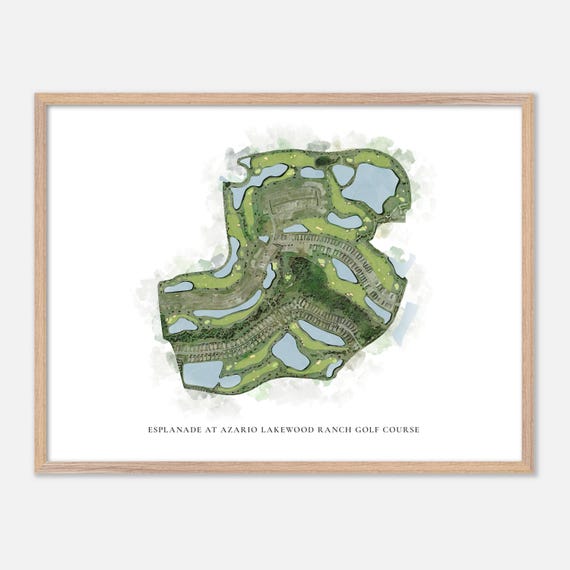 Esplanade At Azario Lakewood Ranch Watercolor Map