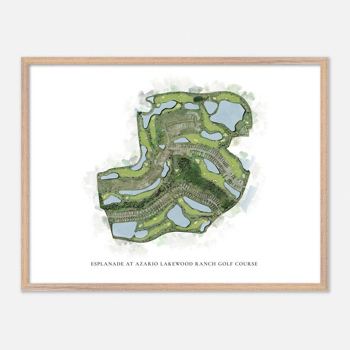 Esplanade At Azario Lakewood Ranch Watercolor Map