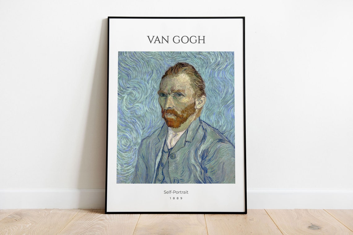 Van Gogh Art Print Modern Art Print Van Gogh Portrait Art Jgp Wall Decor