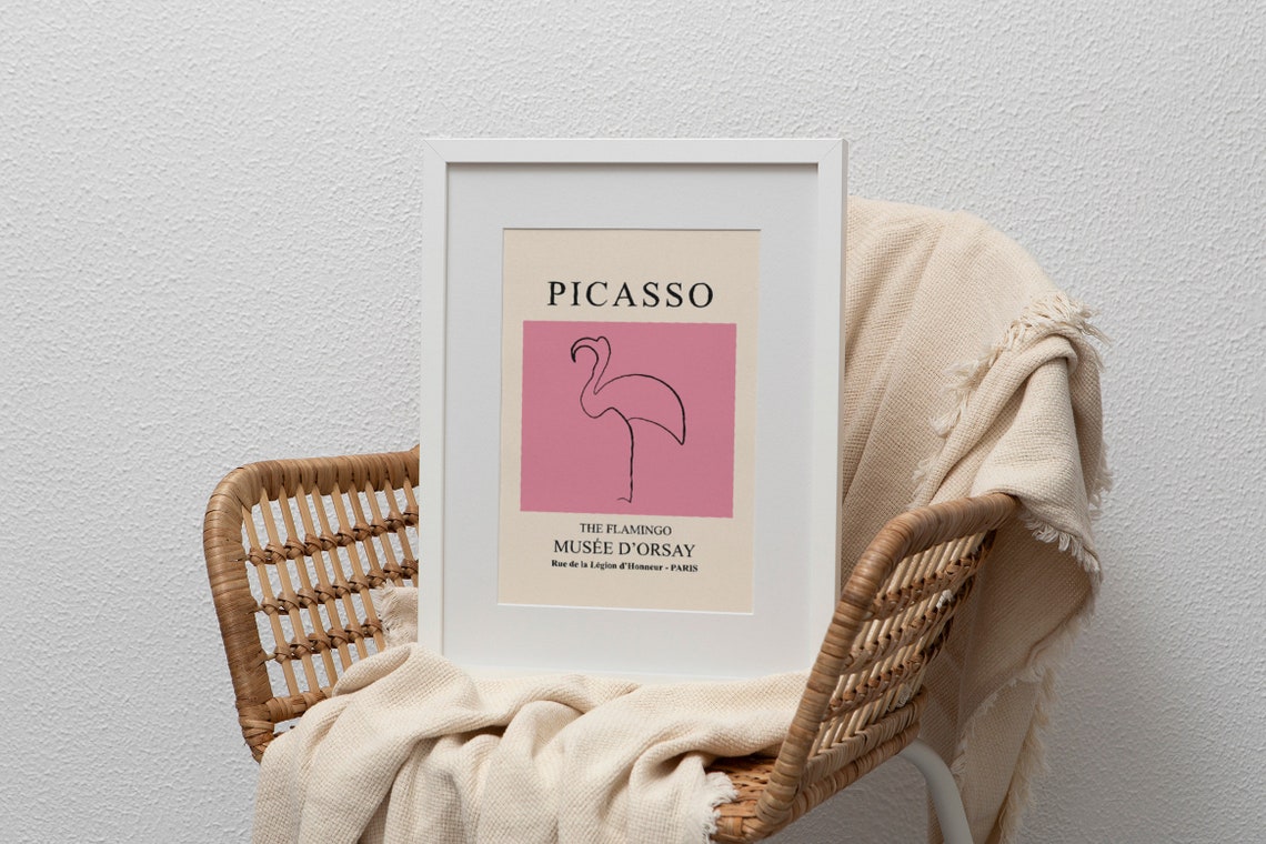 Picasso The Flamingo Line Art Musee d Orsay Exhibition Poster - Image 2