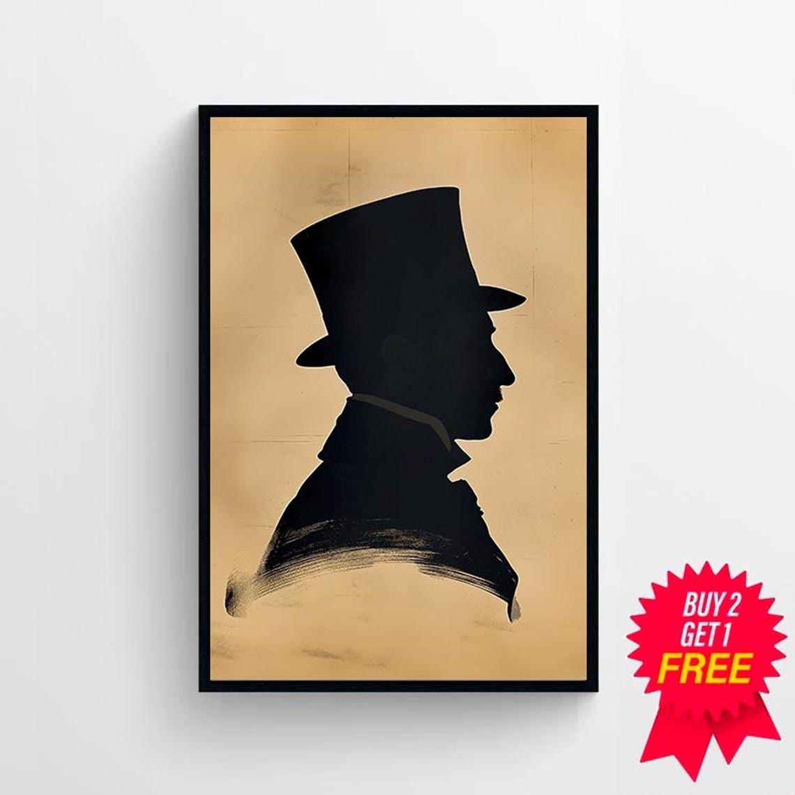 Moody Vintage Silhouette Vintage Prints Victorian Winter - Image 4